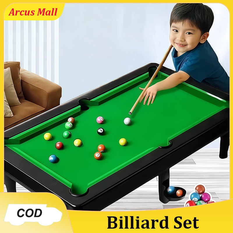 Arcus Mini Billiard Table Set For Kids Billiard Ball Snooker Pool Top ...