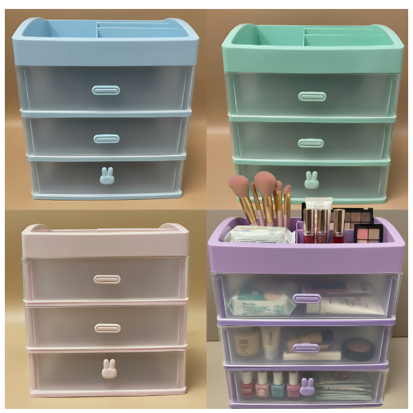 New 3Layer Drawer Organizer Box Transparent Mini Drawer Things ...