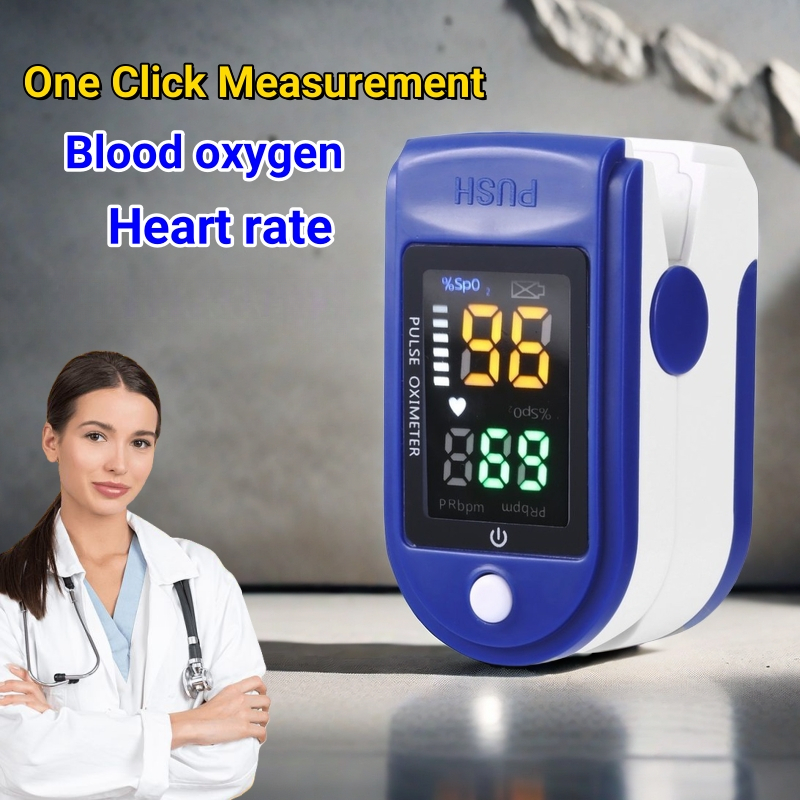 Lightweight Finger Clip Oximeter Pulse & Oxygen Level Checker | Shopee ...