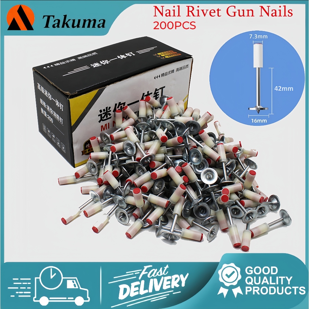 Steel/Concrete Nail Rivet Gun Steel Nail Concrete Nail Puncher 7.3mm ...