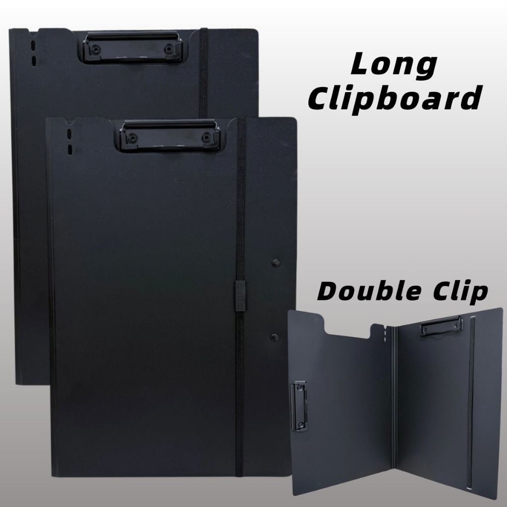Long Clipboard Double Clip File Folder With Cover File Organizer Legal ...