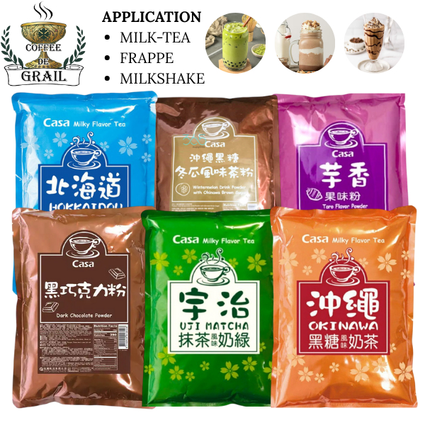 Casa Flavored Powder 1KG – For Milk Tea, Frappe & Desserts – Matcha ...