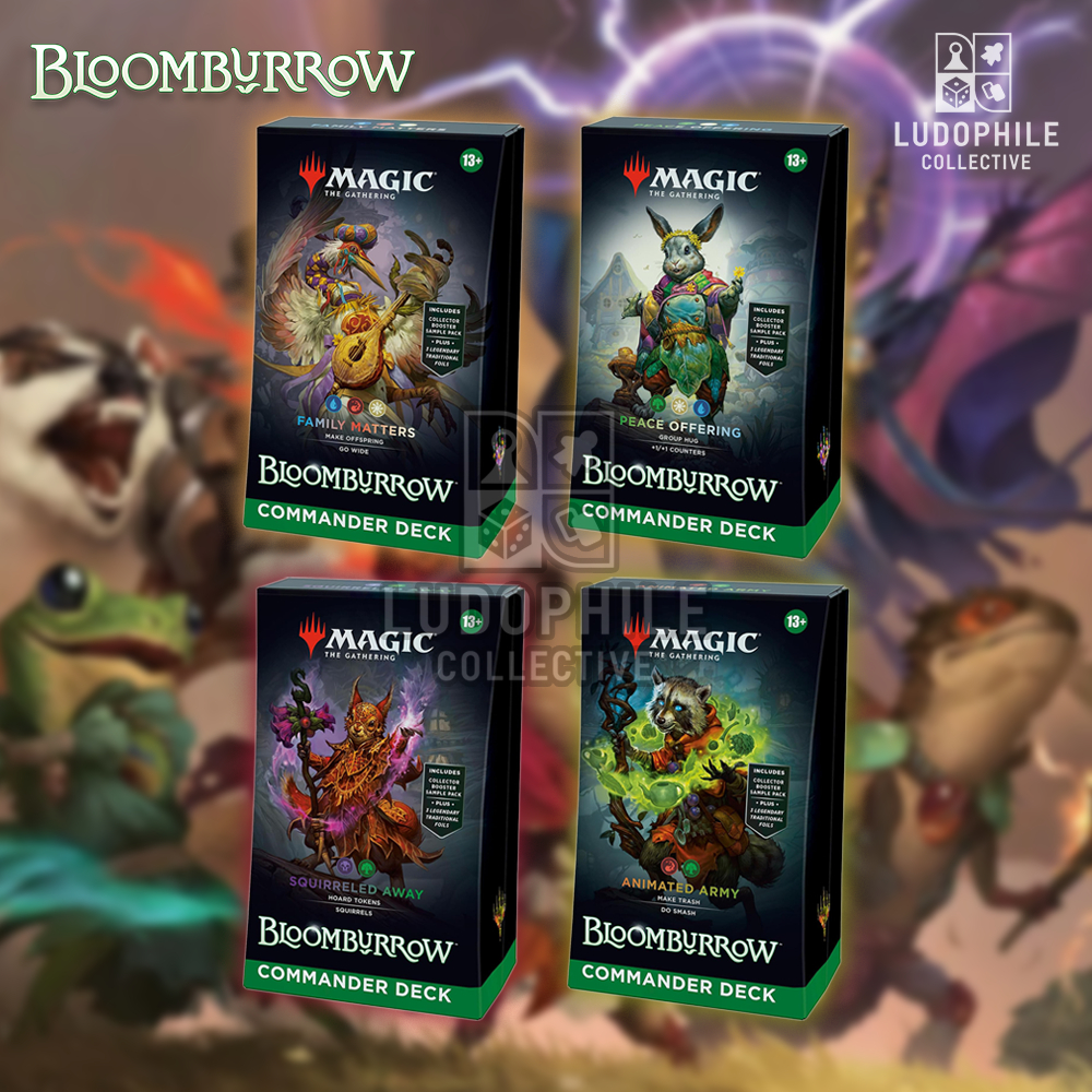 Magic: The Gathering — Bloomburrow Commander Precon Deck—Squirreled ...