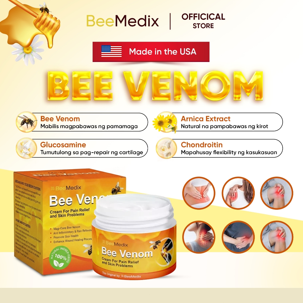 Bee Venom Joint Flex Balm – Supportive Daily Comfort – BeeMedix 50g ...