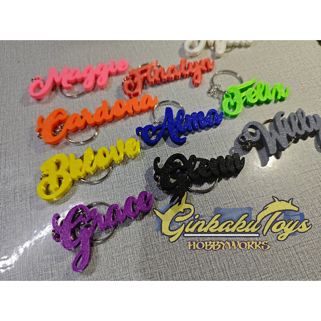 Personalized Keychain Name Customized CURSIVE WHOLESALE Bag Tags Name ...