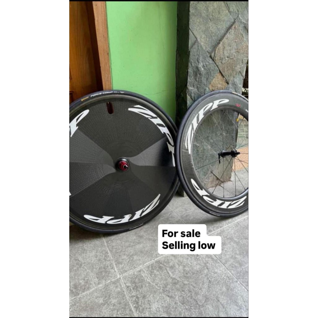 ZIPP DISC WHEEL SET* RIM BRAKE*TUBULAR TIRES | Shopee Philippines