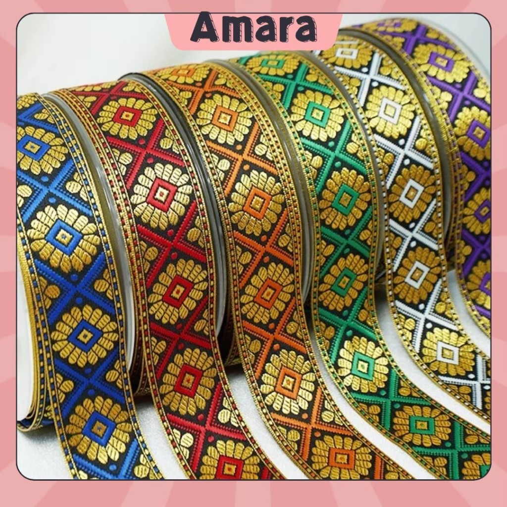 7m Ethnic Ribbon Trimmings Ethnic Lace Trimming Embroidery Ribbon ...