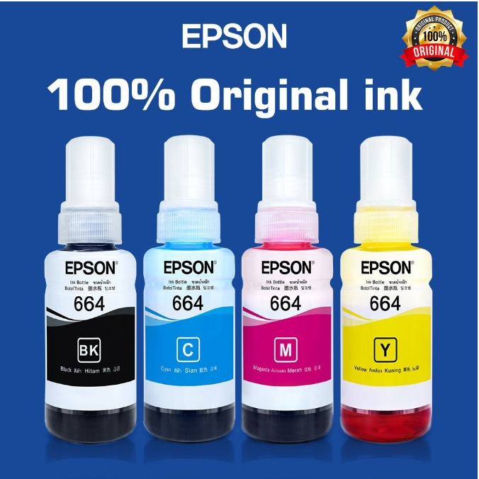 Epson 664 ink Original Genuine Bottle T664 ink L350 L110 L355 L365 L120 ...