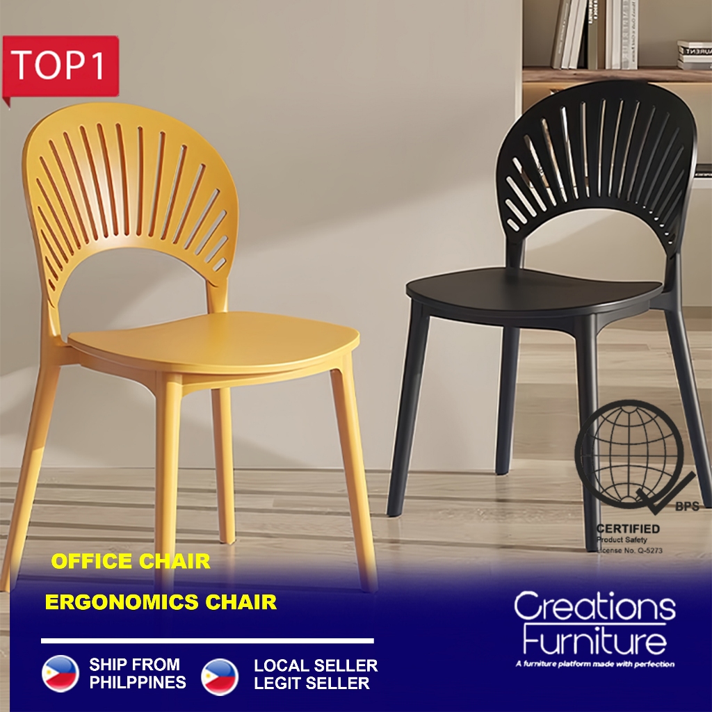 INFORMA Nordic Plastic Chair Home Chair Dining Chair Living Chair ...