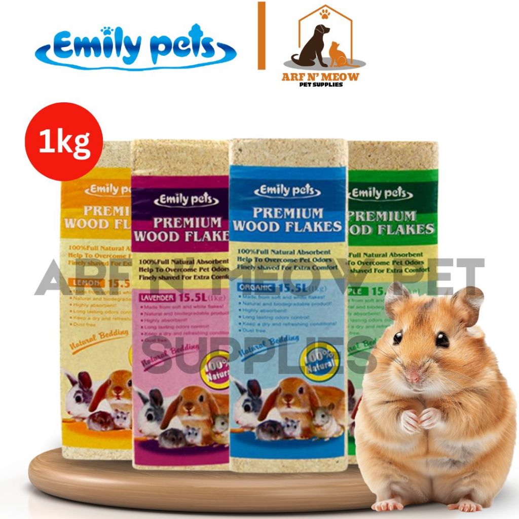 1kg Emily Pets Wood Flakes Kusot Shaving All Stages Hamster Rabbit ...