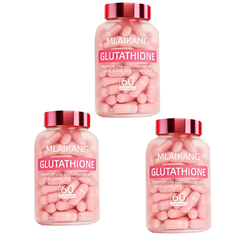 MLAIKANG GLUTATHIONE Premium USA Glutathione with Oral Sunblock Technology /Anti-Aging Skin Lighteni