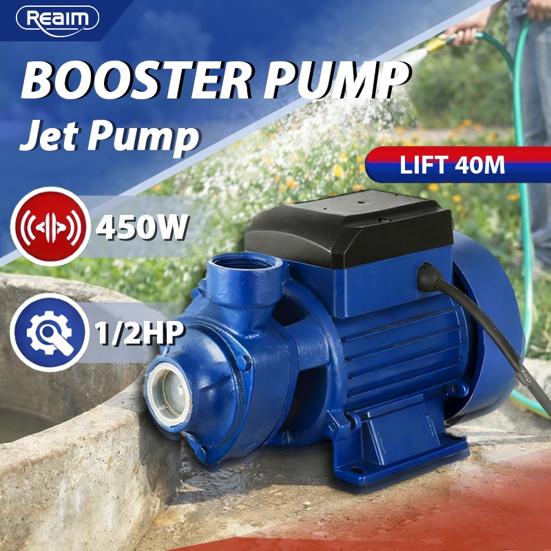 REAIM Electric Jet Pump Self Priming Water Booster Pump Portable ...