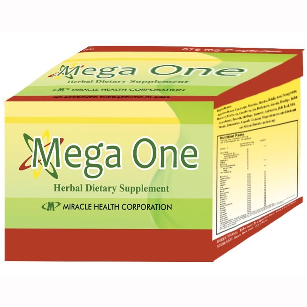 Mega One Herbal Dietary Supplement (30 capsules half box) | Shopee ...