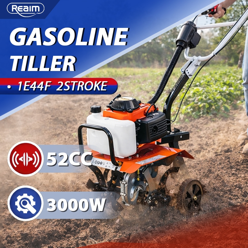 REAIM Mini Tiller Cultivator Machine for Soil Micro Power Tiller ...