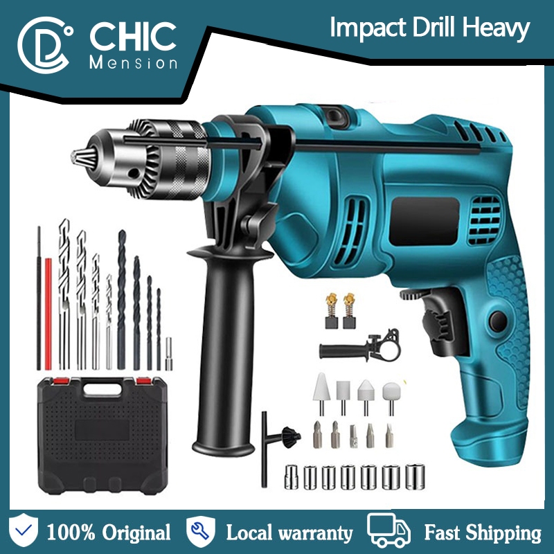 Impact Drill Heavy Duty Original Electric Drill Variable Speed High ...