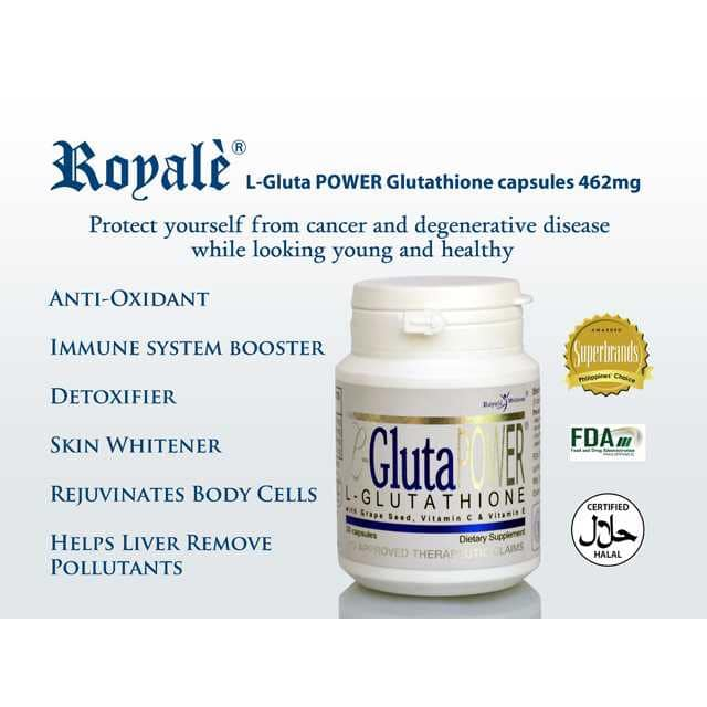 l glutathione royale review ROYALE GLUTAPOWER 462