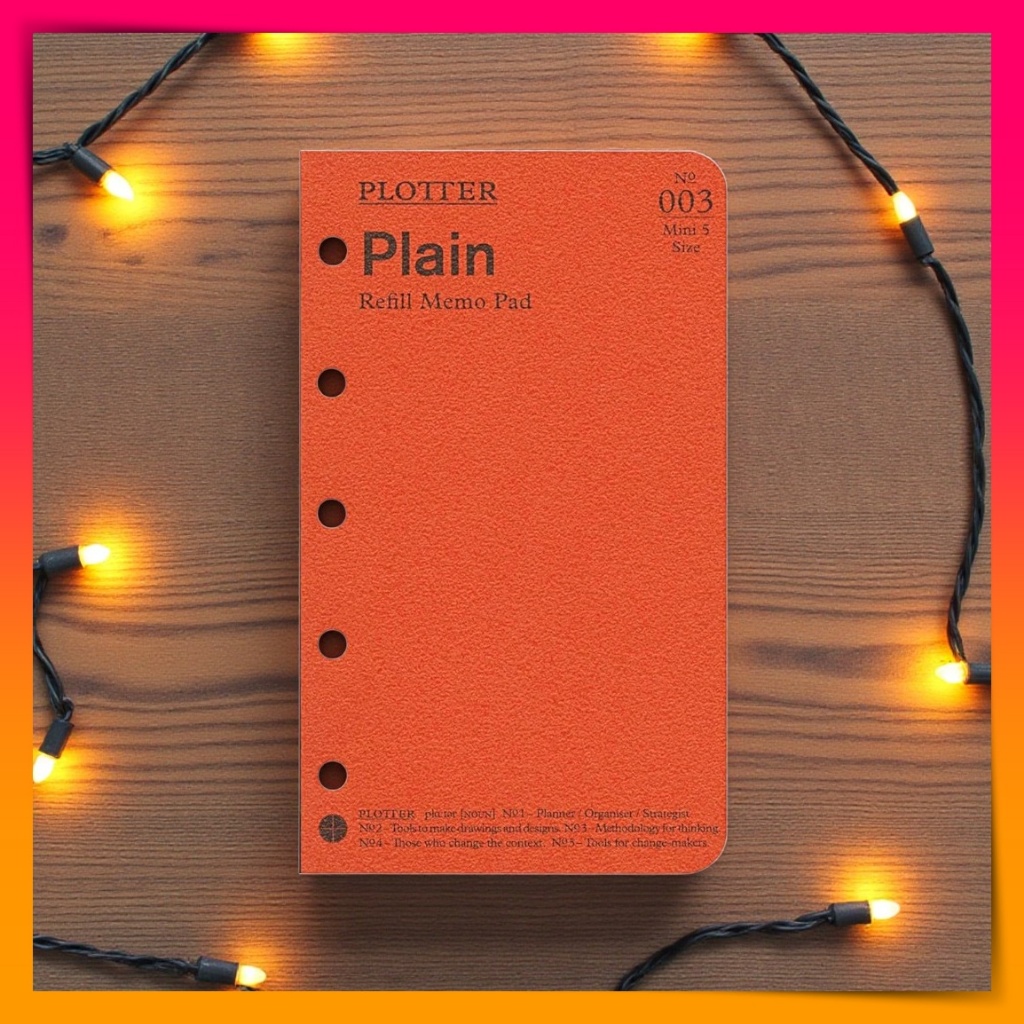 PLOTTER Mini 5 Size Refill Memo Pad Blank 80 Sheets 77718113 | Shopee ...