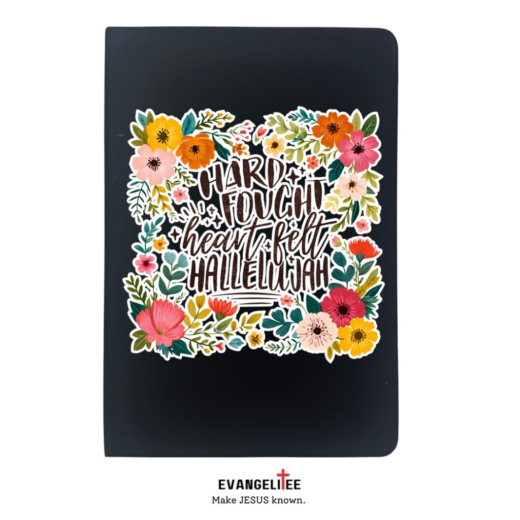 A5 Devotional Notebook ( HARD FOUGHT HEARTFELT HALLELUJAH ) | Shopee ...