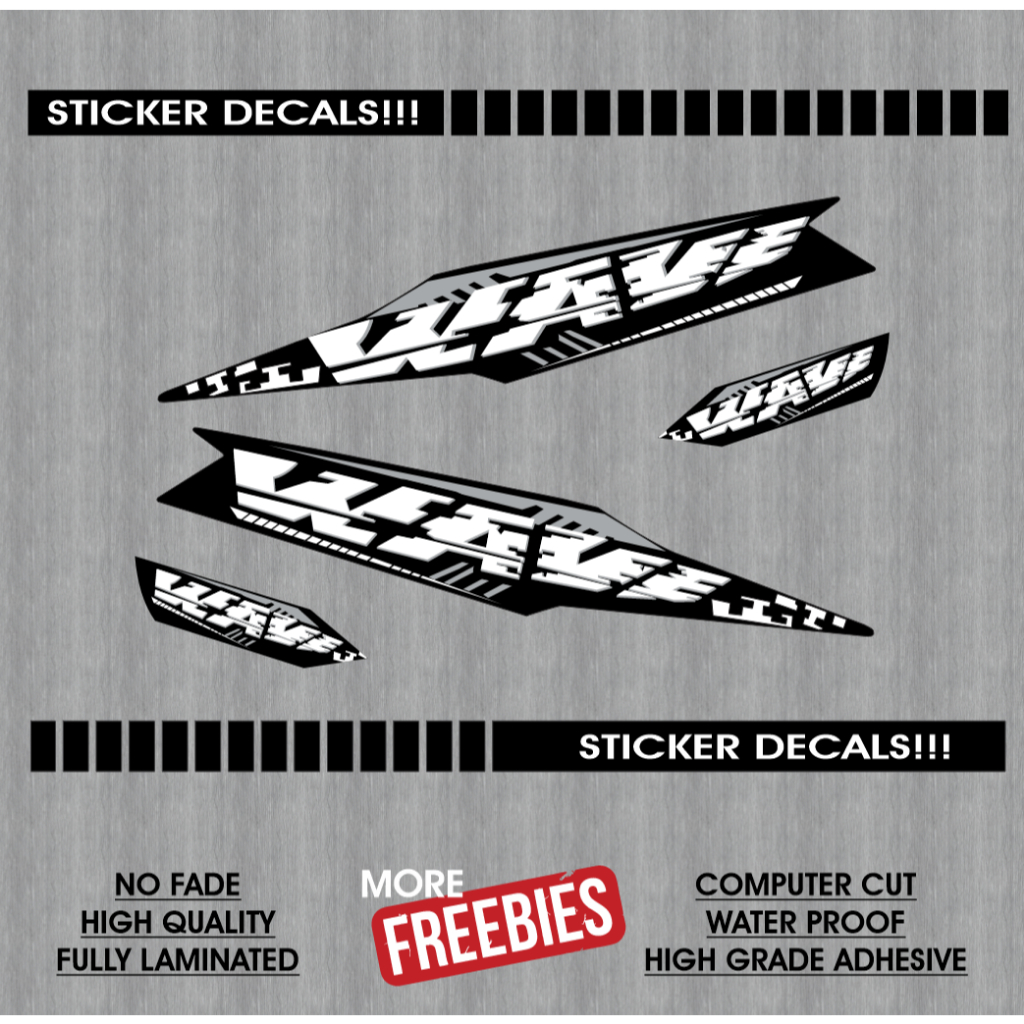 WAVE 100 Decals Limited Edition ( WITH FREEBIES ) | Shopee Philippines