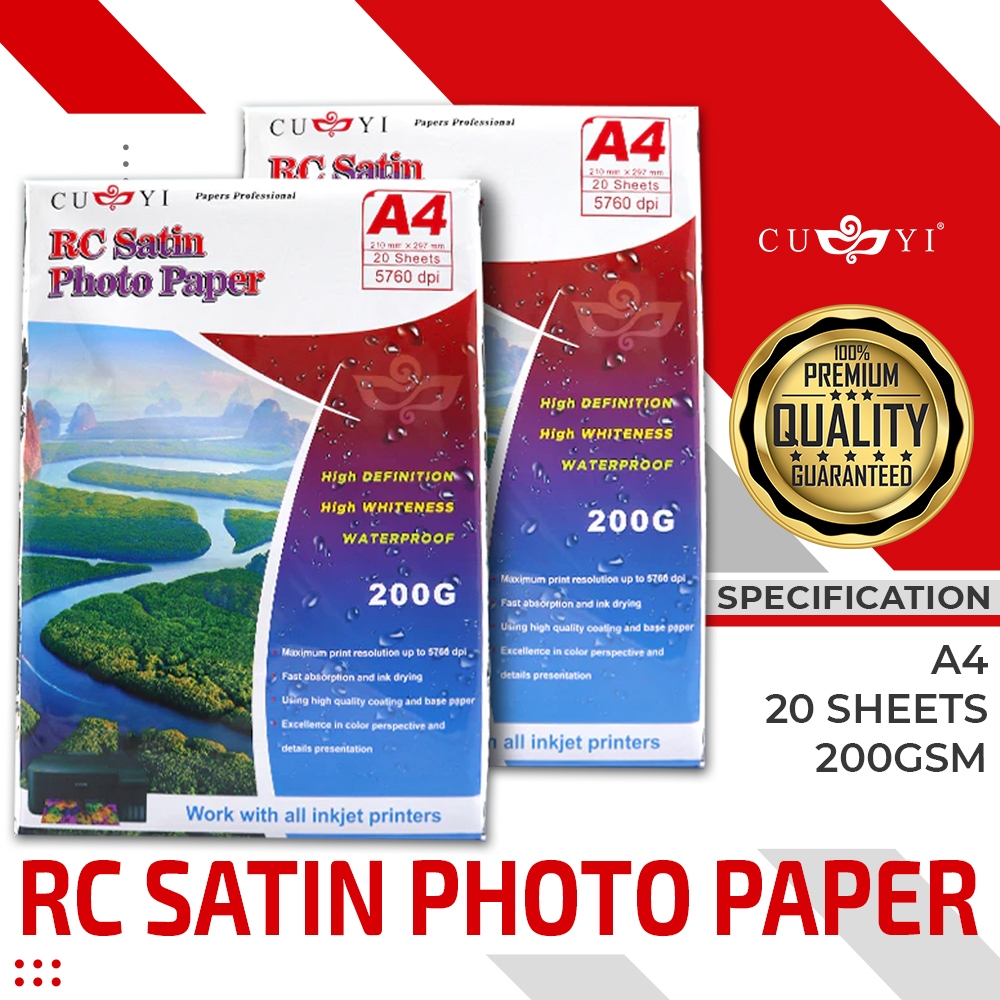 Shop photo paper satin for Sale on Shopee Philippines
