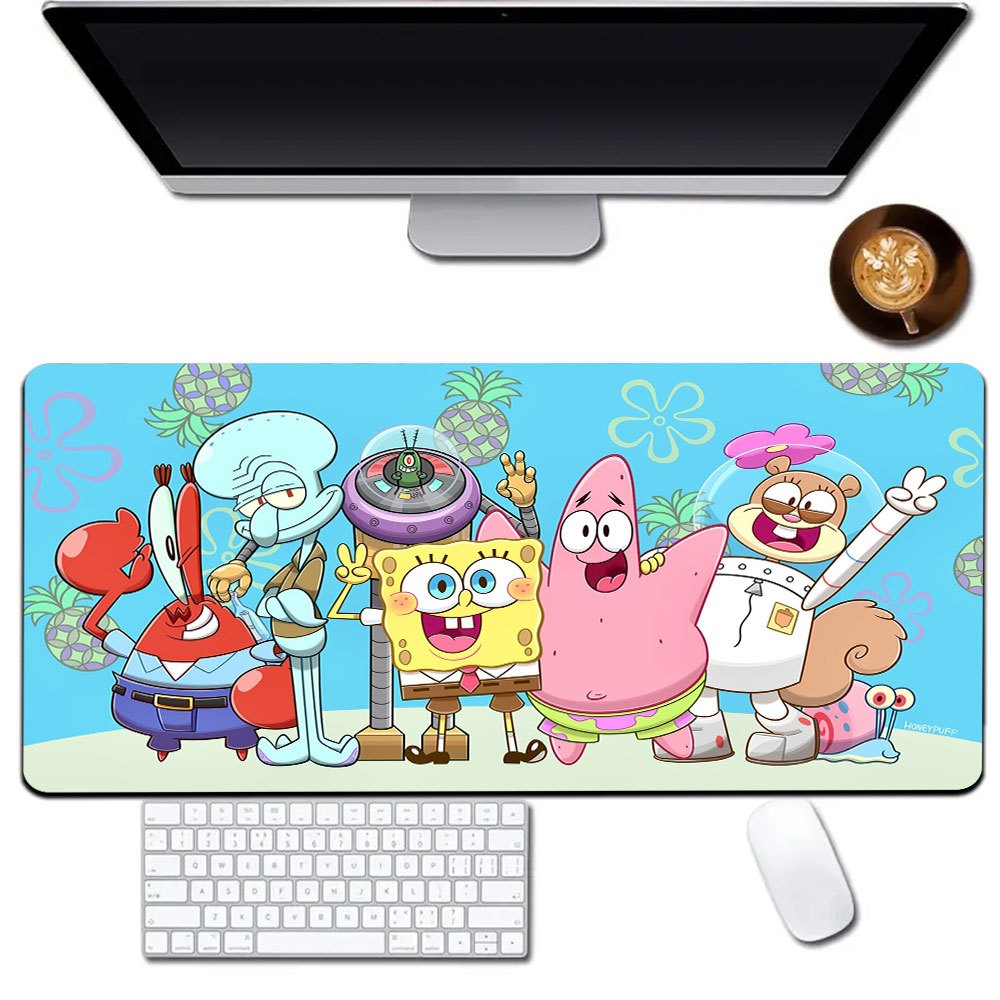 1pc SpongeBob Large Mouse Pad computer mat Desk Mat keyboard mat Office ...