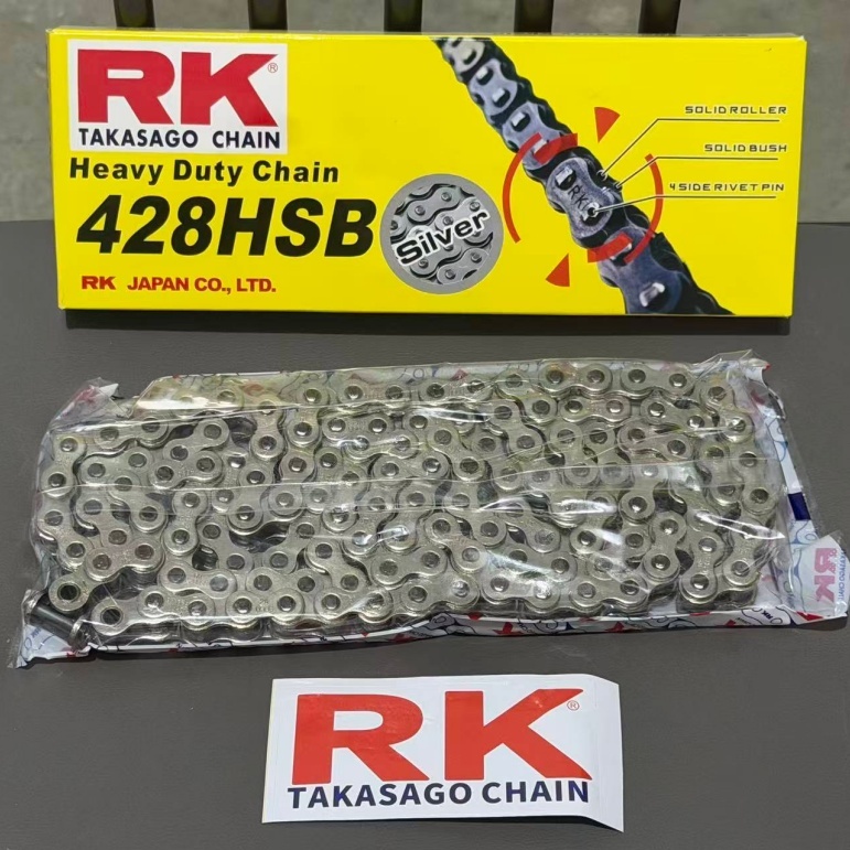 Rk Racing Chain 415/428/520 KLO O-Ring / HSB Oil Seal Golden Chains ...