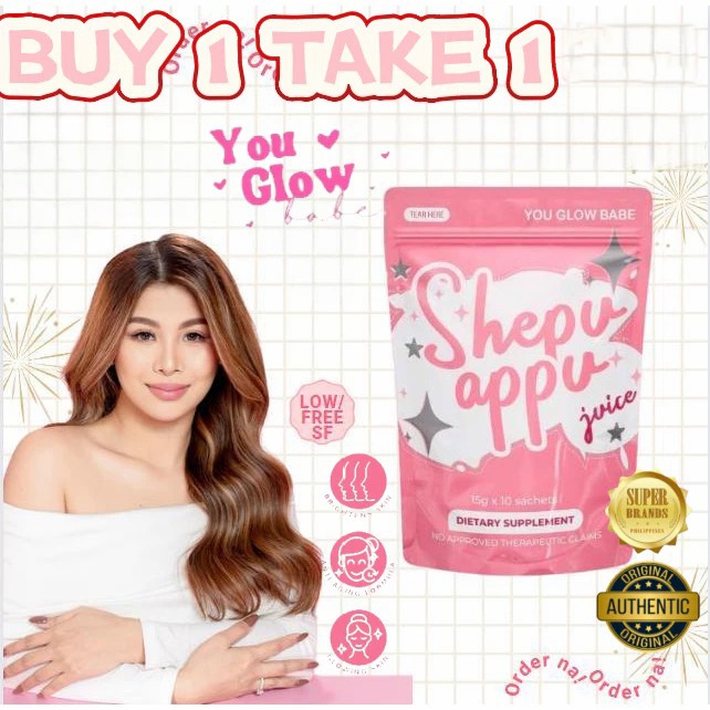 YOU GLOW BABE Shepu Appu Juice Glutathione Slimming Vitamin C Whitening  Juice | Shopee Philippines