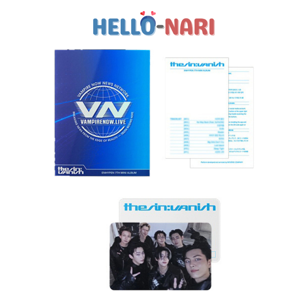 [UNSEALED] ENHYPEN The Sin: Vanish WeVerse Albums Version (QR, Track ...