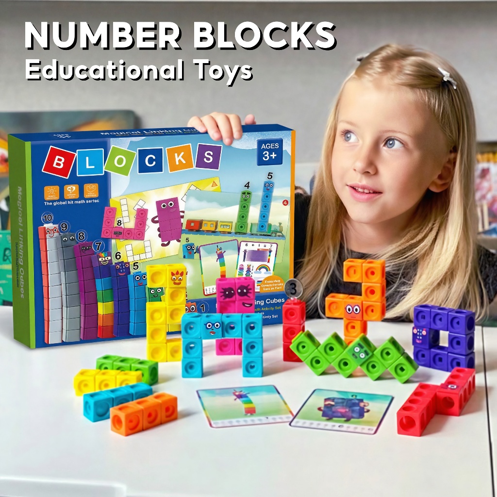 Numberblocks 1-10 Activity Set Mathematical Building Blocks Toys ...