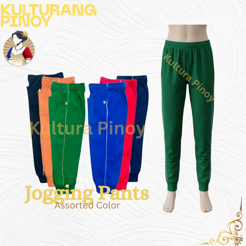 2026 Kulturang Pinoy Breathable Cotton Jogging Pants for Sports ...
