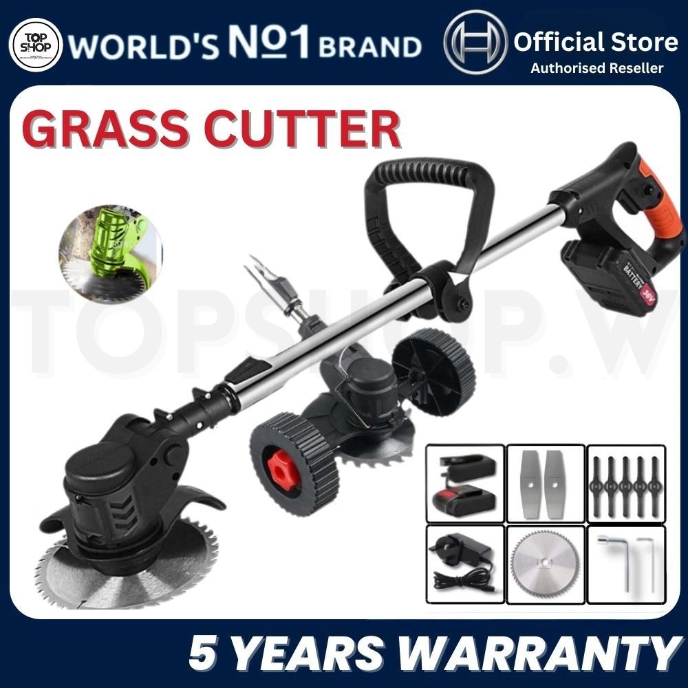 Grass Cutter Lawn Mower Rechargeable Electric Efficient Mower Grass ...