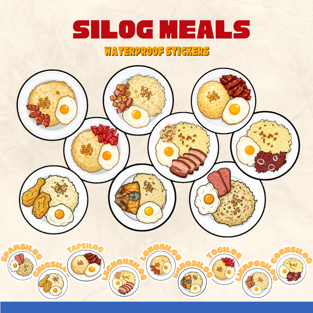 Silog Meals Filipino Food Culture Pinoy Sticker Tapsilog Tocilog ...