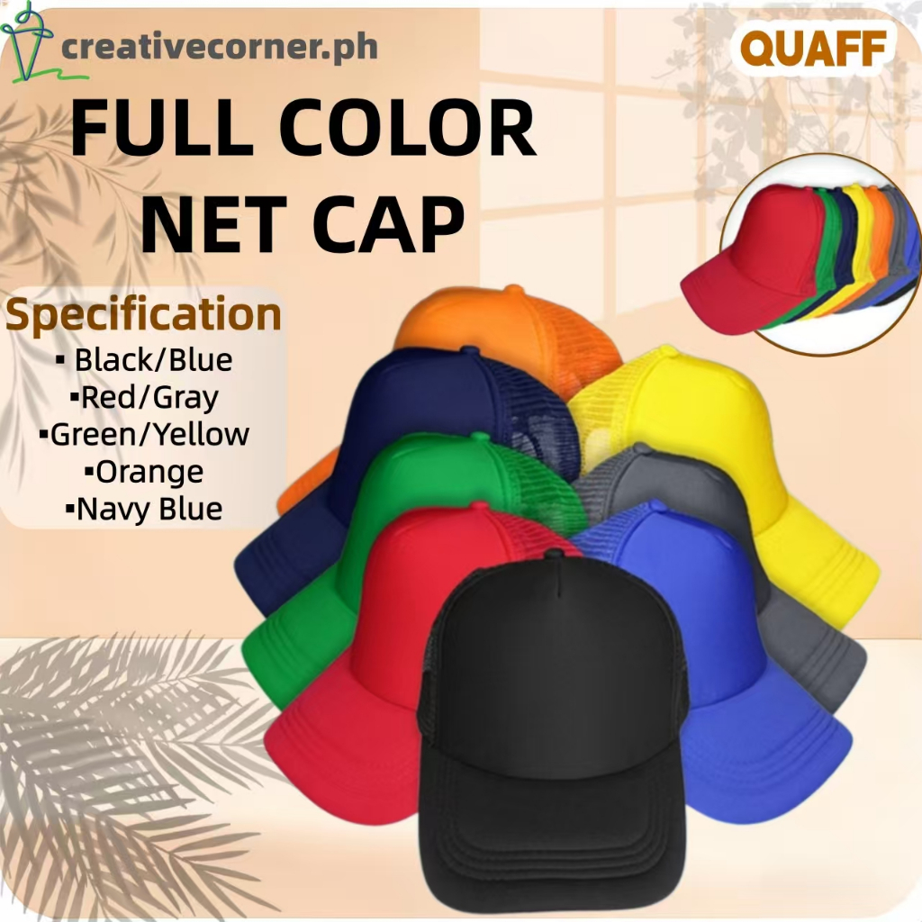 QUAFF Printable Mesh Cap for Men and Women Baseball Cap / Net Trucker ...