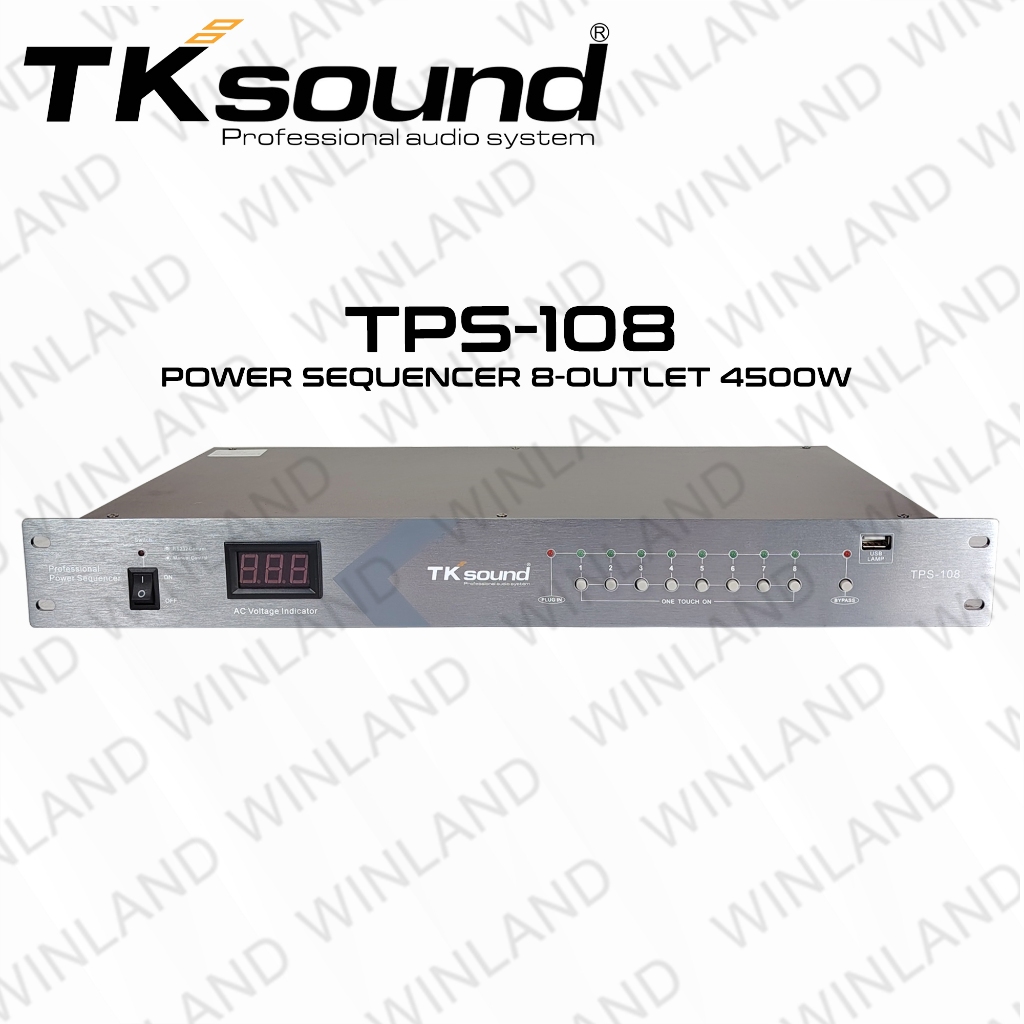 TK Sound by Winland Power Sequencer 8-Outlet 4500W - TPS-108 | Shopee ...