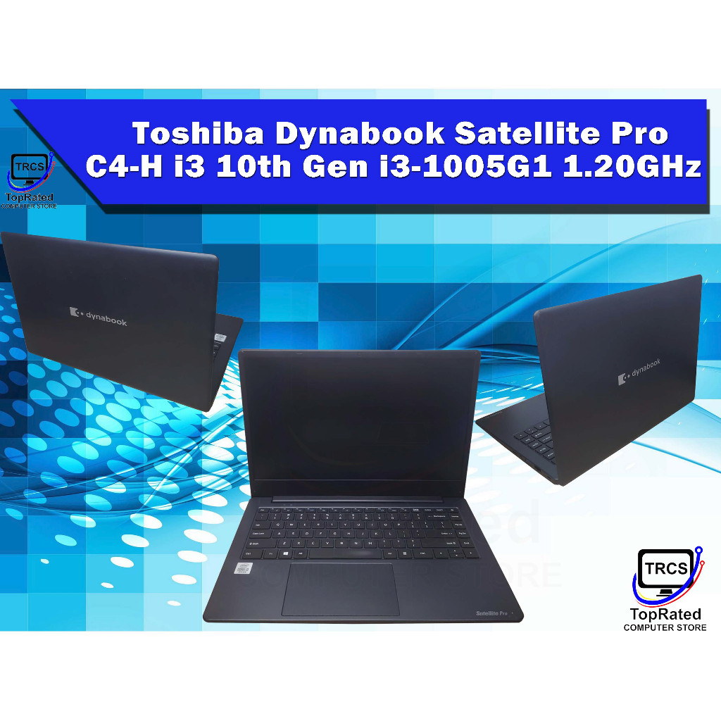 Toshiba Dynabook Satellite Pro C4-H i3 10th Gen i3-1005G1 1.20GHz