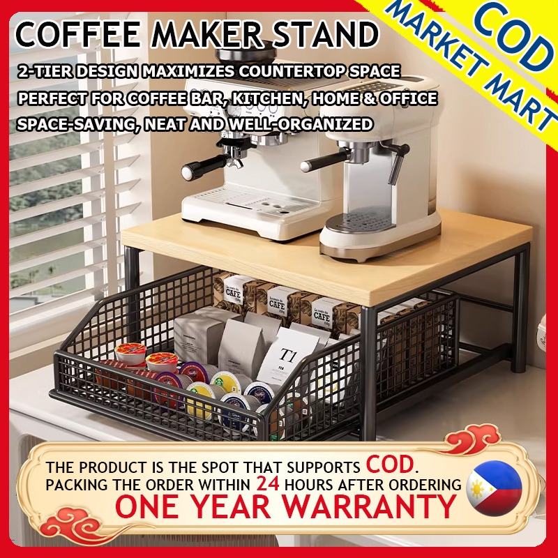 Coffee Equipment Storage Kitchen Storage Rack Coffee Machine Storage ...