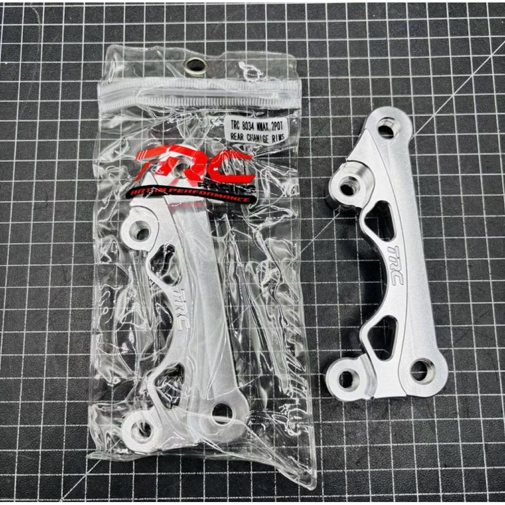 TRC Racing Nmax v1 v2 CNC Brake Caliper Bracket 2 POT REAR Axial Slim ...