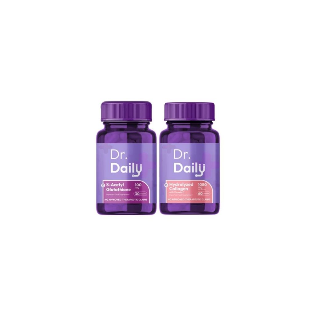 Dr. Daily S-Acetyl Glutathione + Hydrolyzed Collagen & Vitamin C | Shopee  Philippines