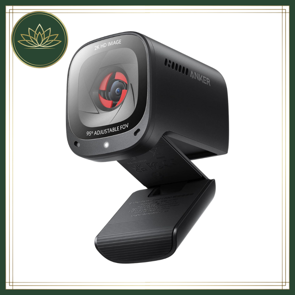 Anker PowerConf C200 2K USB Webcam - Compact Web Camera with Dual Noise ...