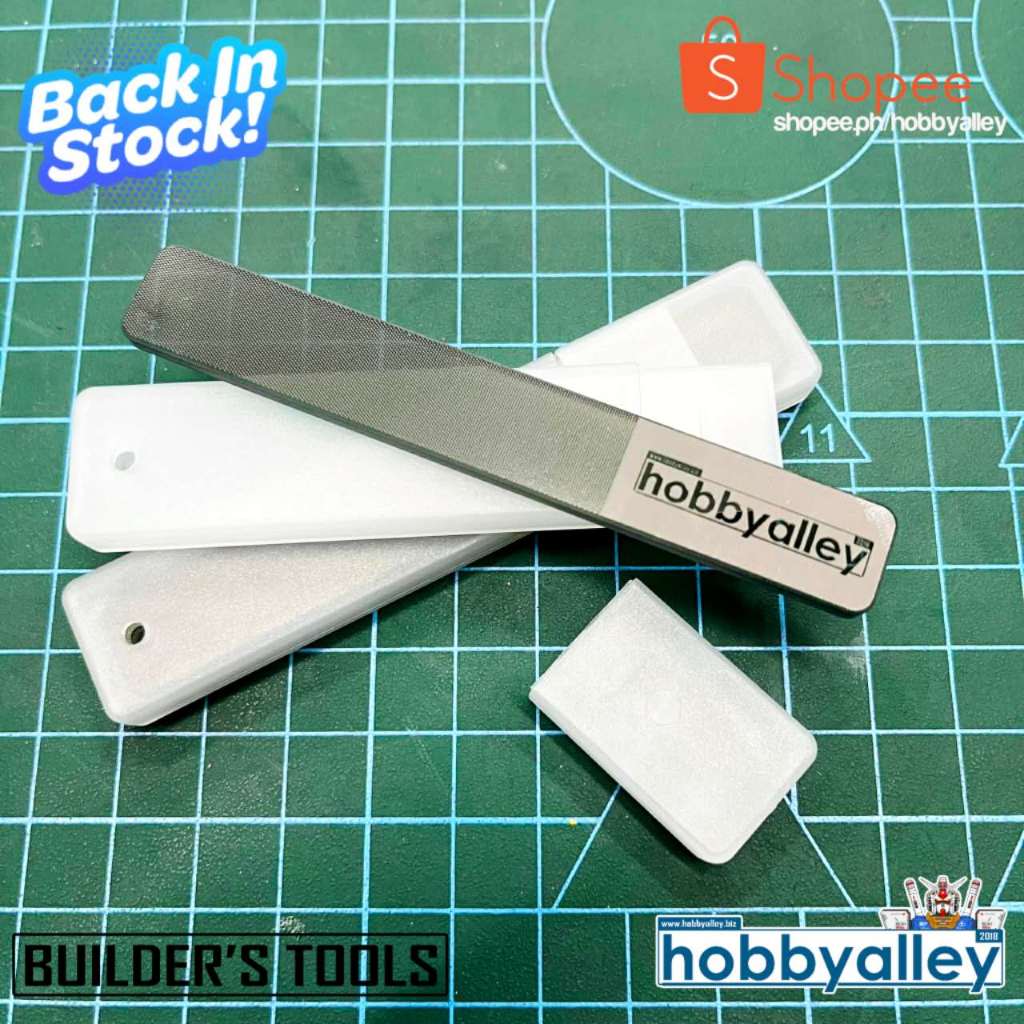 [hobbyalley] BUILDERS' TOOLS - NANO GLASS FILE (BLACK) | Shopee Philippines