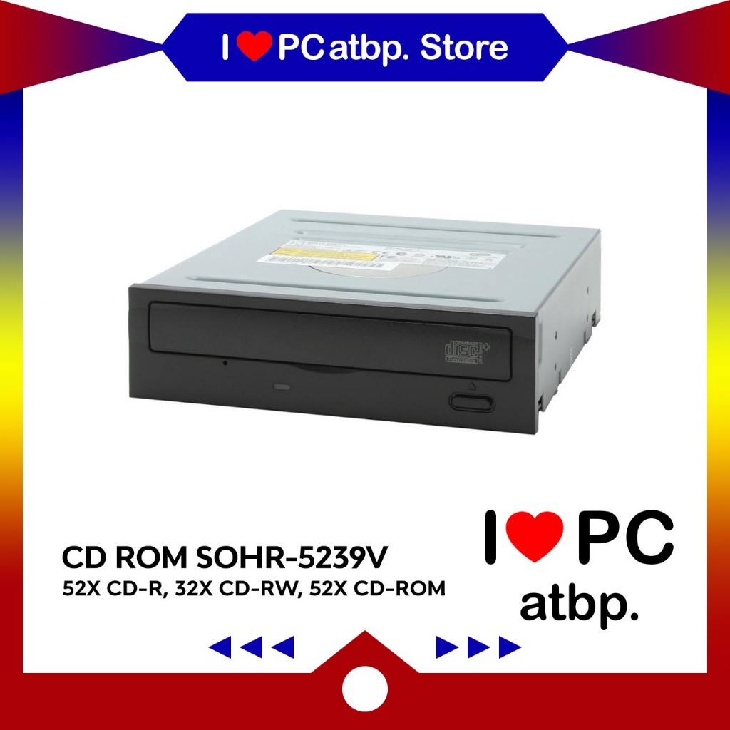 LITE-ON CD ROM SOHR-5239V (52X CD-R,32X CD-RW,52X CD-ROM,Black,ATAPI ...
