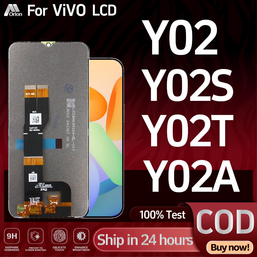 For VIVO Y02 / Y02A / Y02S / Y02T LCD TOUCH SCREEN REPALCEMENT | Shopee ...