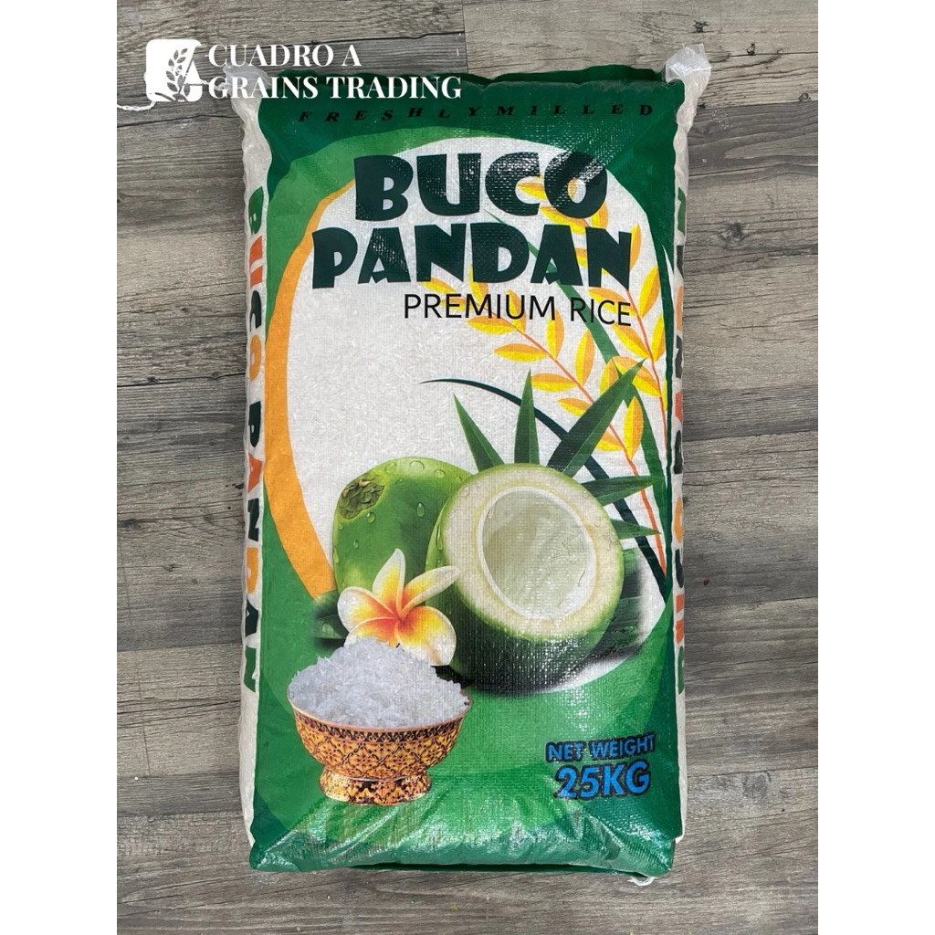 Buco Pandan (Green) Premium Rice Bigas 25KG sack | Shopee Philippines