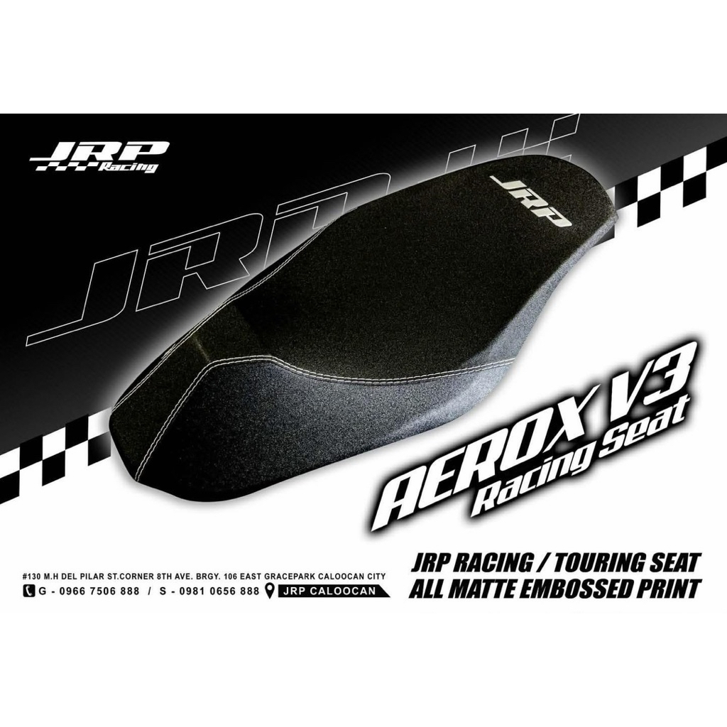 JRP RACING Seat All Matte And Alcantara for aerox v2 and aerox V3 Nmax ...