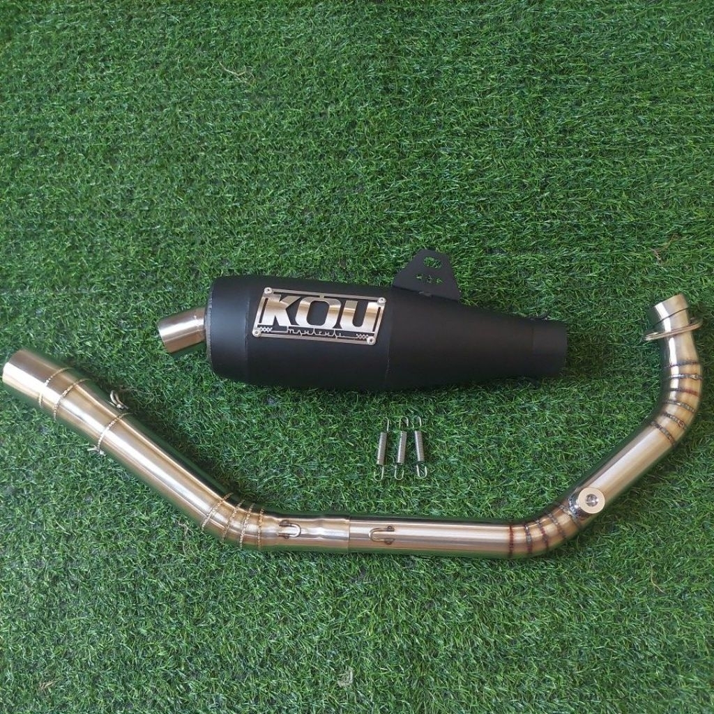 SNIPER 155 POWER PIPE KOU GP TYPE WITH BUNG SENSOR STAINLESS 304 32MM ...