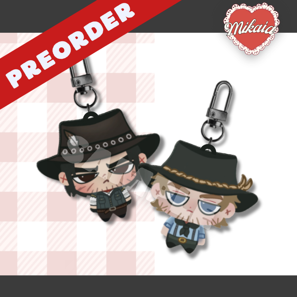 RDR2 RED DEAD REDEMPTION Acrylic Keychain! | JOHN MARSTON , ARTHUR ...