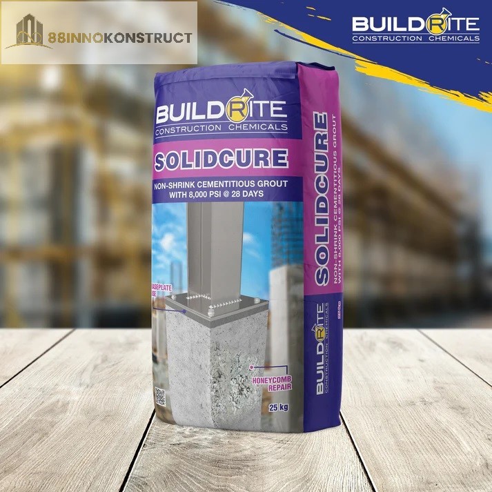 BUILDRITE SOLID CURE - Non-Shrink Self Leveling Cementitious Grout ...