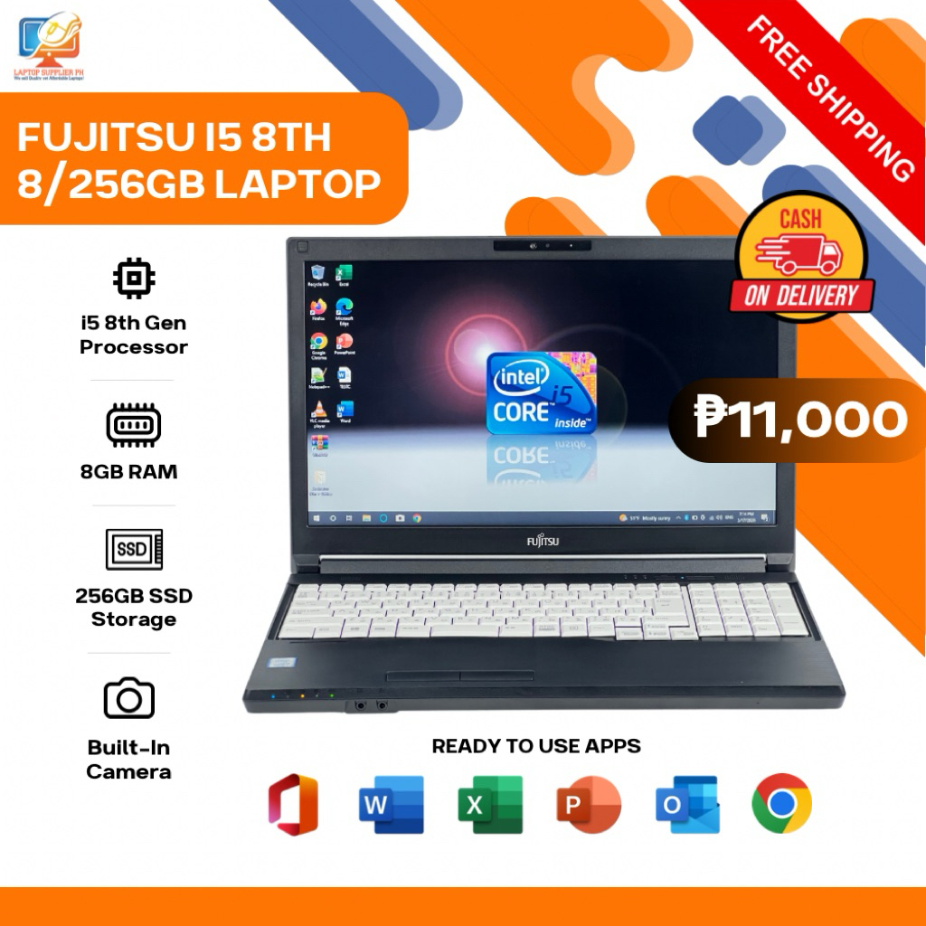 FUJITSU I5 8TH 8/256GB LAPTOP | Shopee Philippines