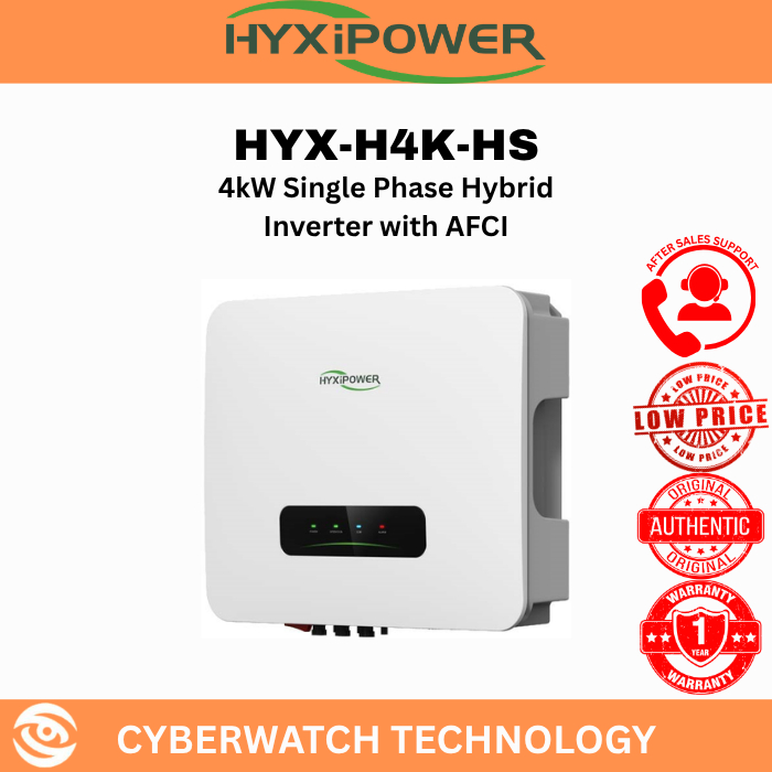 HYXI Power HYX-H4K-HS 4kW Hybrid Inverter – Solar + Battery Ready, High ...