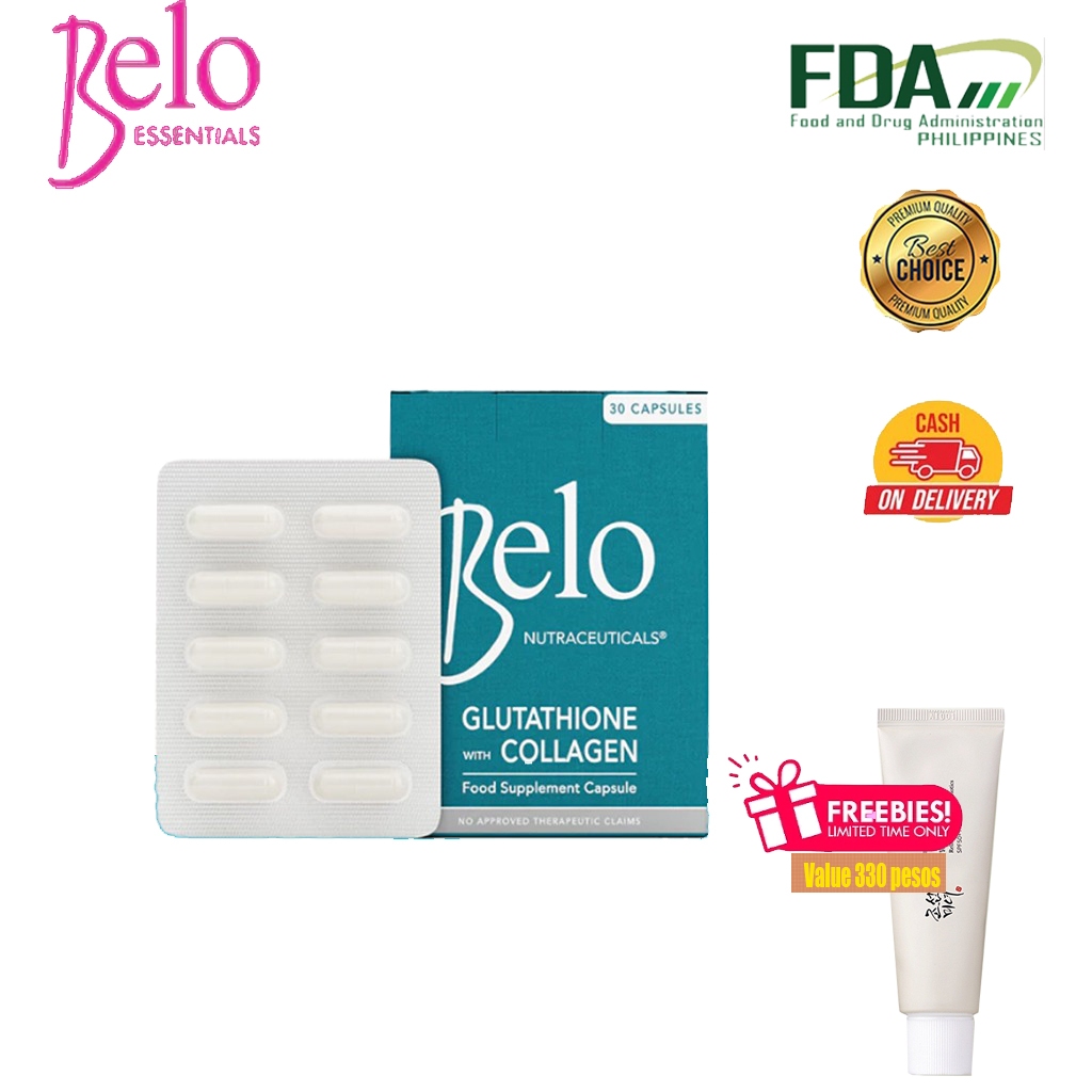 is belo glutathione fda approved Belo Nutraceuticals Glutathione+Collagen 30s Capsules 25% Off(KM gift has  ended) main image 0